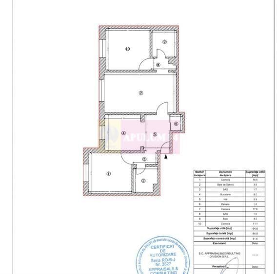 Apartament 3 camere zona Sun Plazza